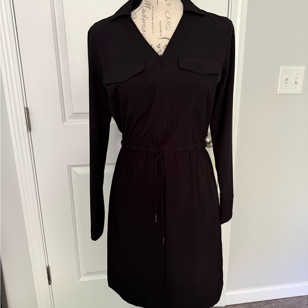 Calvin Klein Black Long Sleeve Dress Size 2